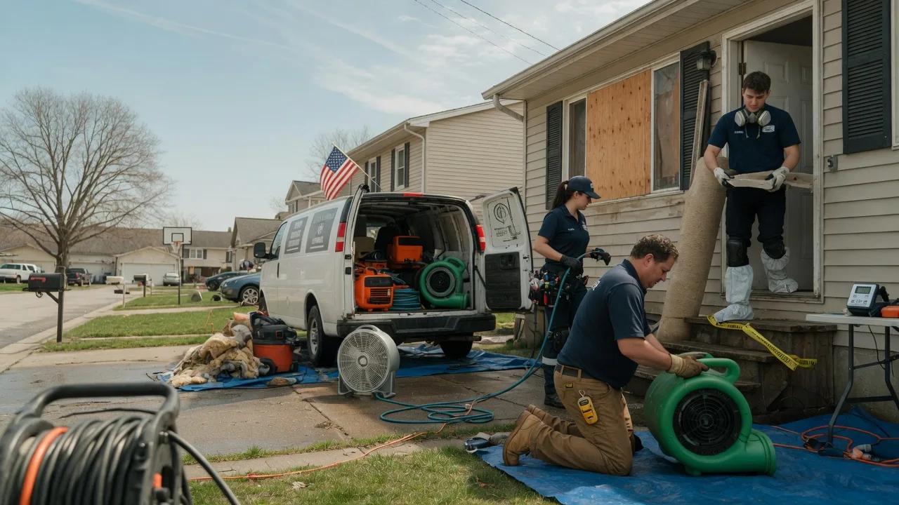 Water Damage Restoration in Coloma, WI near me